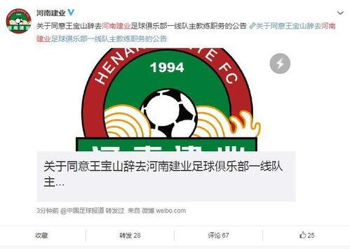 2020中超教练,河南建业王宝山竟然辞职,如何看待这次让人意外的辞职?