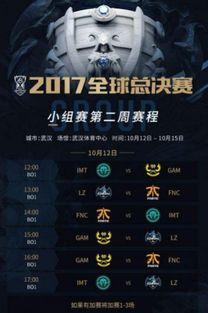 s7总决赛赛程安排,s7赛程安排LOLS7总决赛赛程时间