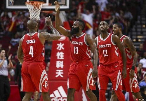 火箭队17连胜合集,2017到2018火箭最长连续多少场胜利