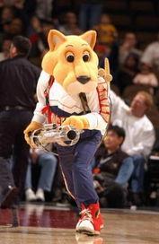 NBA吉祥物西部球队吉祥物「勇士队吉祥物表演视频」