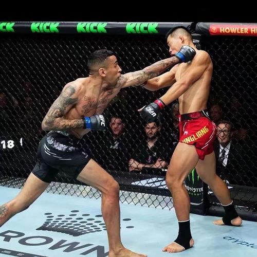 UFC279李景亮第二回合爆炸表现，真·硬核中国战士上线！