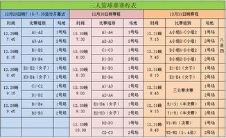 乡村篮球赛第3场赛程表〖贵州台江村ba赛程表〗
