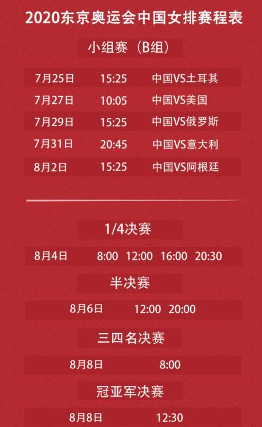 女排总决赛对战表,中国女排决赛时间表?