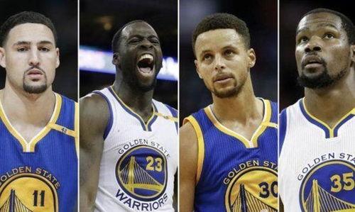nba里面神奇四侠说的是那几位「勇士队全部球员签字」