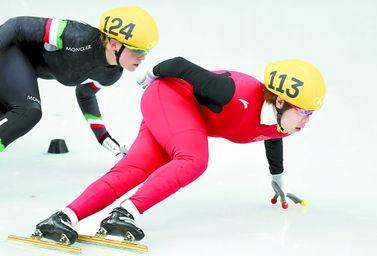 女子1500短道速滑b组,短道速滑1500米为什么分1和2