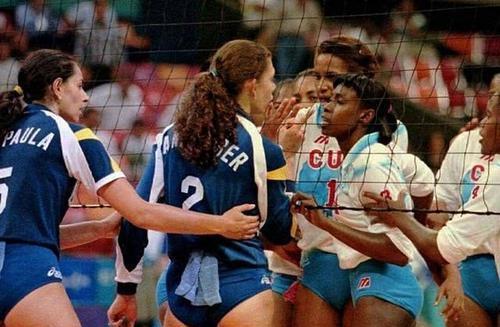 概括一下1996年奥运会上古巴和巴西女排的斗殴事件 「1996奥运女排决赛结果」