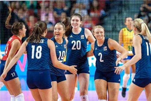 中国女排对阵巴西2021：火力全开，女排姑娘们炸场了！