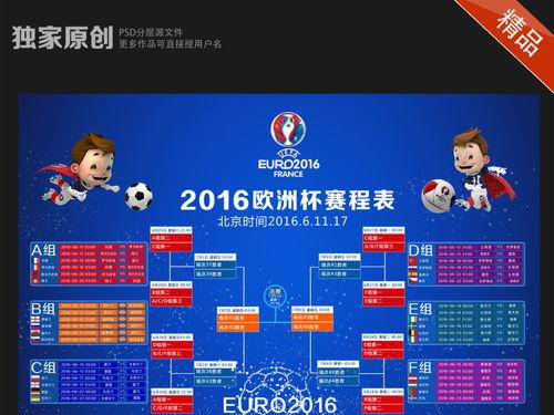 2022年欧洲杯足球赛程表(小组赛赛程表欧洲杯)