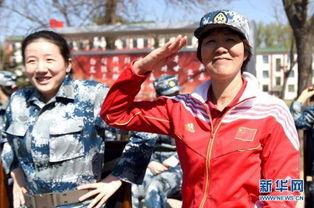 中国女排队员有当兵,女排升国旗敬军礼的是当兵的吗