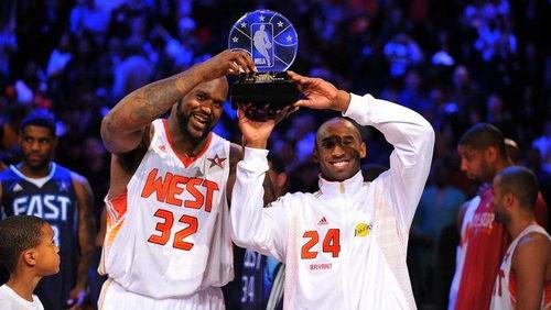 奥尼尔与科比同届全明星MVP，谁才是真正的闪耀巨星？